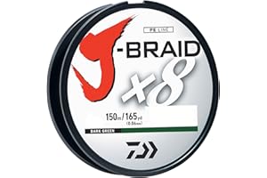 Daiwa J-Braid 300M 8-Strand Woven Round Braid Line