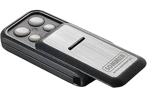 Sommer Slider+ S10305 TX40-868-4 Émetteur manuel coulissant, émetteur radio pour porte de garage, télécommande, 868,8 MHz, 868,95 MHz, pour entraînement de porte Base+ et Pro+