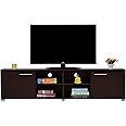 DeckUp Uniti Engineered Wood TV Stand and Home Entertainment Unit (Dark Wenge, Matte Finish)