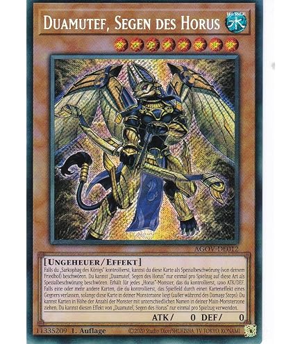 AGOV-DE007 Schlangenauge Esche – Super Rare, 1. Auflage, Deutsch, Yugioh Age Of Overlord