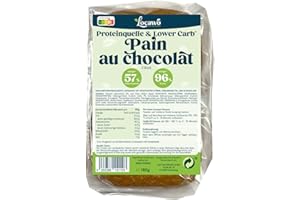 ‎LOCAWO Locawo Proteinquelle & Lower Carb Pain au chocolat | Schokocroissant | Eiweißbrötchen | Voller Weizengeschmack | ideal für eine eiweißreiche, kalorien- und zuckerreduzierte Ernährung