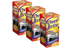OVEN ,BRITE 3 x Oven Racks Grill Cleaner Kit Liquid 500ml Pair of Gloves Bag Easy to Use Set