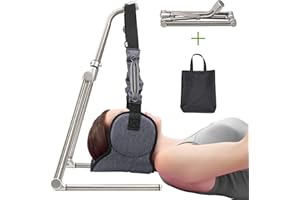 Toogel Hammock for Neck, Portable Neck Traction, Professional Cervical Traction Device, Upgrade Neck Support Stretcher for Neck Pain Relief