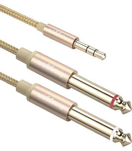Cavo Audio Adattatore Da Jack Da 3,5 Mm A 6,35 Mm Per Mixer E