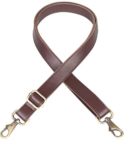 Bandoulière En Cuir Universelle Large 4 Cm - Sangle De Sac Réglable 80-90 Cm Avec Boucles En Cuir