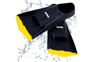 SHENZHEN BEFINE SPORTS GOODS CO., LTD. Swimming Fins Swim Flippers for Kids Adults Training Travel Short Blade Flipper for Snorkeling Diving Pool Activities Open Water Equipment for Men Women & Children + Mesh Bag