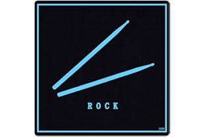 NYDD Drum Teppich Schlagzeug Teppich Schallschutz Schallschutzmatte | rutschfeste Trommel Teppiche Quadratische Schallschutzdecke für E-Drum-Kits Bass Drum Snare | Professioneller Schlagzeugteppich