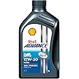 Shell Advance Ultra 4T 15W-50 API SN Fully Synthetic Motorbike Engine Oil (1 L)