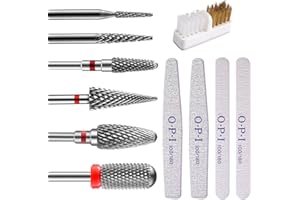 Sprießen 11 sztuk Frezy do paznokci, Frezy z węglika wolframu, wiertła do paznokci, profesjonalne frezy do paznokci, zestaw wierteł akrylowych