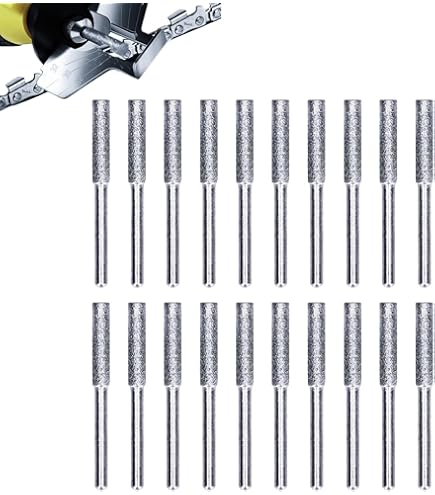 Kit Affutage Chaine De Tronçonneuse, Affuteuse De Chaine Tronconneuse Pour Lime, 10 Piezas