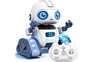 Ophy Robot Bambini, Funzione di Proiezione Innovativa, Robot Telecomandato con Controllo Gestuale, Occhi a LED, Musica, Robots Halloween Giocattoli per bambini e bambine di 3 4 5 6 7 8 9 10 11 12 anni