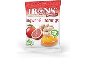 IBONS Lozenges 75g Sugar-Free (Ginger Blood Orange)
