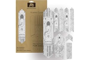 HUIOP bicycle frame guard, Bike Frame Sticker Mountain Bike Scratch Resistant Frame Protector Removable Sticker Road Bicycle Frame Adhesive Guard Cover