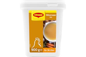Maggi Przezroczysta zupa z kurzymi, natychmiast rozpuszczalna, 1 opakowanie (1 x 900 g pudełko gastronomiczne)