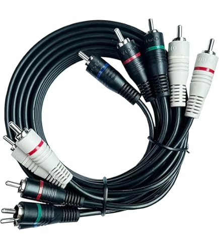 Ekon Cavo YUV Component RGB RCA, 1.5 Metri, Maschio Maschio, Rosso - Foto 6