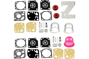 ZAMDOE Kit de réparation de Reconstruction de carburateur RB-29 Ampoule d'amorce de diaphragme pour Zama C1U carburateur série, pour carburateur A03979