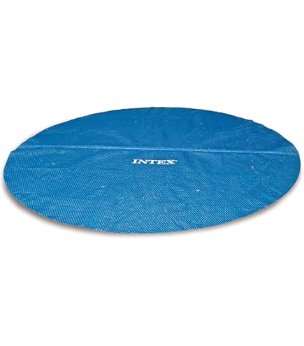Bâche à Bulles Intex Pour Piscine Ronde Ø3,66m - Bleu, 120 Microns, Économie D'Énergie