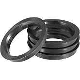 Lot De 4 Bagues De Centrage De Roue – 66.1mm X 72.6mm – Plastique ABS – Neuf