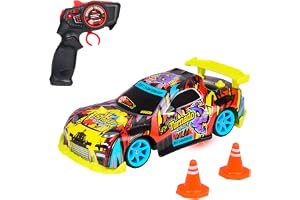 Dickie Toys 201104007 - Tornado Drift Radiostyrd Bil, 22 cm - Radiostyrd bil med Driftfunktion & Fyrhjulsdrift, 2,4 GHz, USB