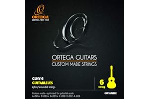 ORTEGA GUITARS ORTEGA Guitarlele Strings - 420-440mm Scale 6pcs. (GLNY-6)