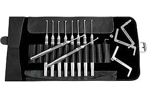 MULTIPICK ELITE G-Pro Kit de Crochetage professionnel - [Changeable Flag-Pick] Made in Germany - Lockpicking set - Serrurier outils - Crocheteur Lock Picking - Lockpick pour serrure - Pick Set