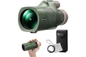 K&F Concept monokulärt teleskop 12 x 50 HD kikare med arca-gränssnitt för fågelskådning, jakt, vandring, konsert (IP66 vattentät