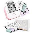 Memoking Mini Portable Printer - T02 Small Photo Printer for Phone, Thermal Wireless Note Printer for Children’s Day Birthday, Compatible with iOS & Android, Pink