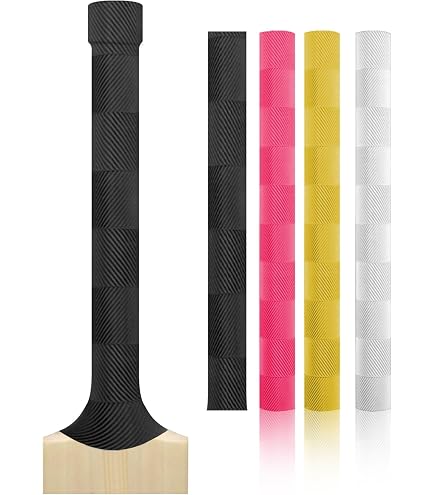 Octopus Design Cricket Bat Grip - Yellow Rubber Replacement Grip For Better Batting Control