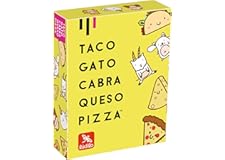 Ludilo - Taco Gato Cabra Queso Pizza | Juegos De Mesa | Juegos De Mesa Niños 8 Años O Más | Juego De Cartas con 60 Cartas | Regalo Niño 8 Años O Más De 3 A 8 Jugadores