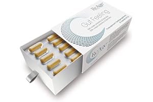 REAGE HEALTH SUPPLEMENTS Premium Gut Supplement | Prebiotics and Probiotics for Adults | Gastro-Intestinal Health | Relief from Constipation, Bloating and Abdominal Pain | Made in The Netherlands by ReAge® | 60 Capsules