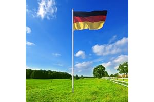 BGF Alu Fahnenmast 6,50 m Fahnenmast Fahnenstange Flaggenstange Fahne