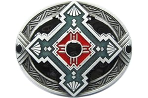 Urban Backwoods Hopi Peace Symbol I Gürtelschnalle für Wechselgürtel Buckle