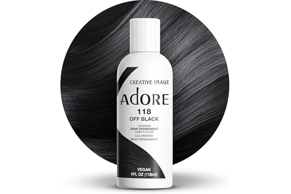 Creative Image Adore Shining Semi-Permanent Hair Color 118 Off Black 118ml