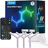 Govee Glide Y Luci, Luci da Gioco a LED RGBIC, Luci Intelligenti per la Casa con Sync Musicale e 40+ Modalità, Luci da Parete