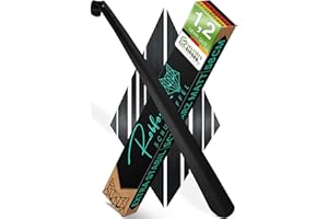 ‎ROBFOX Robfox Edelstahl Schuhlöffel 58cm lang I langer Schuhloeffel I extra stabil Metall Schuhanzieher kurz I Premium Schuhanziehhilfe perfekt für jeden Schuh I Schuhlöffel Metall lang (schwarz matt)
