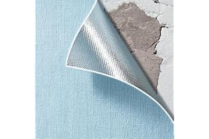 Qnbonrich 3D självhäftande tapet 50 cm x 5 m, vattentät och värmeisolerande