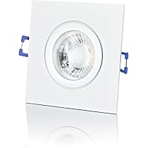 Lambado® Premium LED Einbaustrahler Flach In Gold – 5W, Dimmbar, Neutralweiß, 420 Lumen