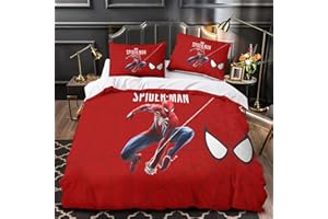 Auusda Spider-Man Edredón Funda Nórdica Amazing -antasy Cartel De Película De Anime De Película para Niños Niños Niñas Funda De Edredón De Microfibra Ligera Double（200x200cm）