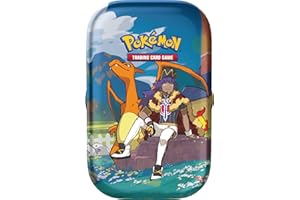 Pokémon TCG: Crown Zenith Mini Tin – Leon & Charizard (2 Booster Packs & 1 Pokémon Art Card)