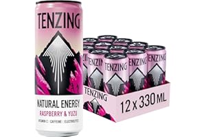 TENZING Natural Energy Raspberry & Yuzu 12 x 330ml