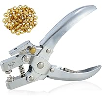 QWORK Ösenzange Set Mit 100 Ösen - Lochzange 5mm  Produktbild-Vorschau 5