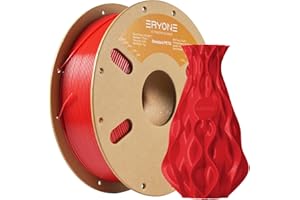 ERYONE PETG Filament 1.75mm, Filament PETG for 3D Printer 1KG, +/-0.03mm, Red