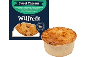 Wilfreds Cheese and Onion Pie - Deliciously Award-Winning: 6 Indulgent Cheese Pies - Made with Care Delivered Fresh to Your Door for Ultimate Convenience