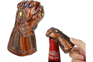 EDATOFLY Thanos Otwieracz do butelek rękawic, otwieracz do butelek piwa, narzędzie do usuwania kapsli, Avengers 4: Endgame otwieracz do butelek, prezent dla mężczyzn, ojca, miłośników piwa