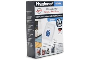 Rowenta ZR200520 High Filtration Bag Hygiene + OPTIMAL, 19.5 x 27.5 cm, 4 Count (Pack of 1)