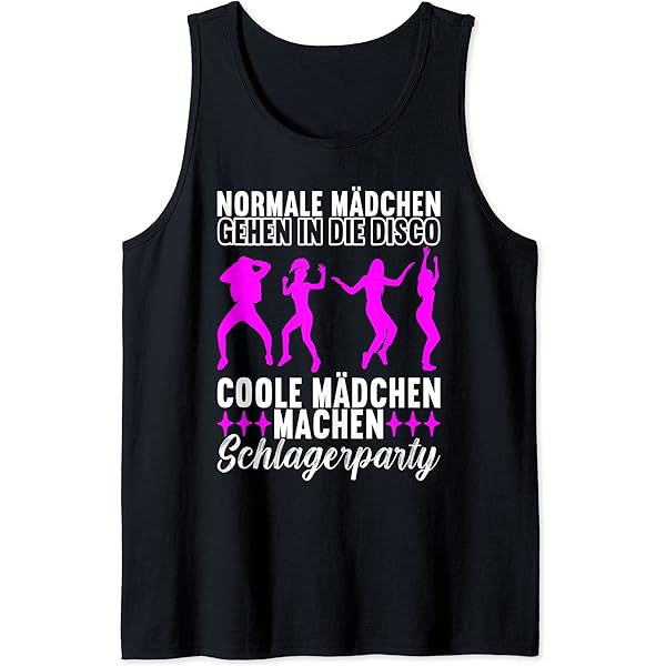 Schlagerparty Tank Top - 'Schlager Und Bier Darum Bin Ich Hier!' Fanartikel