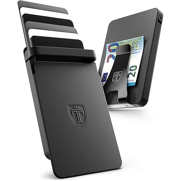 Aluminium Kaarthouder Met Metalen Slot, RFID Bescherming Tegen Fraude En Demagnetiseren Compacte Portemonnee Smart Case Stockholm Model 1876260780