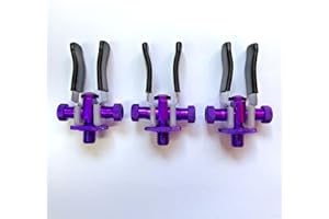 LIDSTERS FISHING SUPPLIES 3 CARP FISHING PURPLE ALUMINIUM SPECIALIST ADJUSTABLE SUPER LITE BUTT ROD RESTS