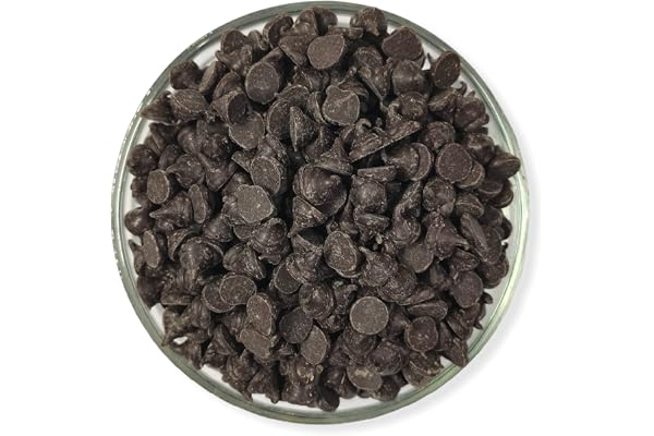 Dry Fruit Hub Dark Chocolate Chips 1kg, Chocolate Chips for Cake Decoration