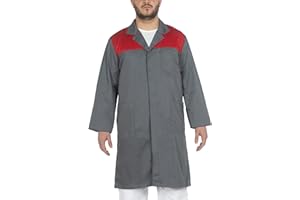 C.B.F. Balducci Group Camice Bianco da Laboratorio Medico - Camice Grigio Blu Bianco da Lavoro Uomo Donna Grembiule Giacca